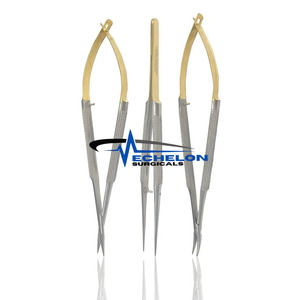 Ensemble de chirurgie de la main de 3 pièces, ciseaux de microchirurgie Castroviejo, porte-aiguilles, pinces, instruments de microchirurgie par ECHELON SURGICALS - Product Image 5