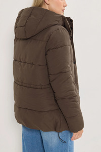 Calidad diseño personalizado Chocolate largo alto Sally acolchado chaqueta invierno cálido al aire libre mujeres algodón impermeable transpirable largo - Product Image 2