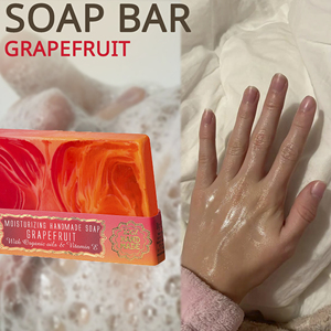 Jabón en Barra de Pomelo 80g, Fórmula Limpiadora Suave para Cuerpo y Rostro, Etiqueta Privada OEM ODM, Suministro al por Mayor, Cuidado Diario - Product Image 3
