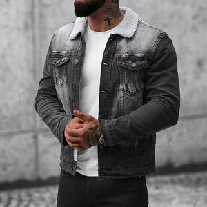 Latest Winter Trends New Custom Men's Denim Jackets with Special <b>Stitches</b> Wholesale - Product Image 4