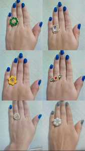 แหวนหิน kundan สำหรับงานแต่งงานของขวัญเพื่อนเจ้าสาวของขวัญสำหรับเพื่อนเจ้าสาวของขวัญคืนของขวัญของขวัญของขวัญ dholki ของขวัญผู้หญิงกำไลข้อมือบาร์ - Product Image 2