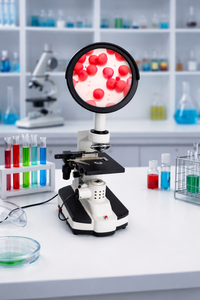 Microscopio Digital de Proyección Doom con Aumento de 100X-400X para Biología y Laboratorios Médicos, Visualización de Células Sanguíneas Vivas - Product Image 3