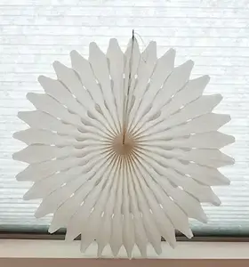 Dekorasi sarang lebah kertas