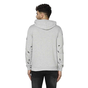 Customized Adult Men's Hoodies Solid Color Pullover Streetwear Trending Stylish Hoodies With <b>Screen</b> Printed Design - Product Image 2