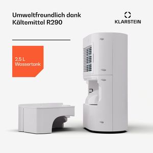Deshumidificador Doméstico de 10L por Día, Secador de Aire Portátil con Compresor y Drenaje Continuo para Habitaciones de 20-25 m2, Blanco - Product Image 5