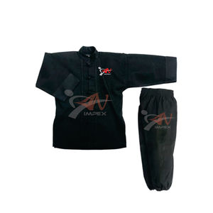 Uniformes profesionales de kung fu, uniforme de Kungfu de algodón, ropa de Karate de artes marciales con logotipo y color personalizados - Product Image 3