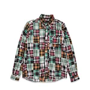 Chemise à carreaux pour homme Sophnet, 100% coton, boutonnée, en flanelle, style western décontracté, patchwork B.D. Design - Product Image 1