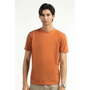 Camisetas de Corte Regular 100% Algodón, Transpirables, Antiarrugas, de Manga Corta, Talla Grande, Color Caramelo, para Hombre, Verano, 260gsm Jersey - Product Image 3