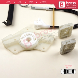Kit de réparation de lève-vitre électrique BWR546, porte avant droite pour Octavia MK1 1U 1U2 1U5 2001-2010 4/5 portes Facelift 1U0837462B - Product Image 5
