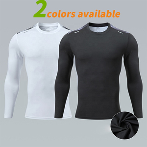 Men Compression Yoga Sets 100% Customized LOGO Quickdry Spandex/Polyester Cheap Price Running & Fitness Wear - Product Image 2
