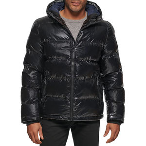 Doudoune matelassée à col montant pour homme, vêtement d'hiver personnalisé, Service OEM, imprimé 3D, 2023 - Product Image 1