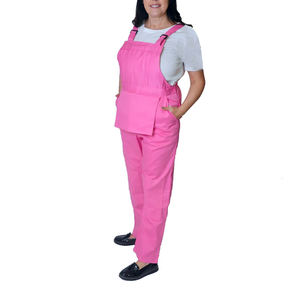 เอี๊ยมสีชมพูและรั้งหลวม Daangri ชุดคลุมจิตรกรสำหรับผู้ชายมาใหม่, ชุดใส่ได้ทั้งชุดใส่ทำงาน2023ใส่ได้ทั้งชายและหญิง - Product Image 1