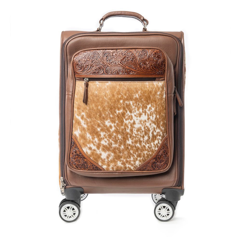 Valise Vintage Années 60 - Poignée Bakélite Et Détails Laiton - Bagage Durable Occasion