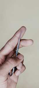 Ciseaux à ongles à cuticules de haute qualité lames pointues incurvées en acier inoxydable allemand 3.5 "ciseaux de manucure pour la beauté avec Logo - Product Image 5