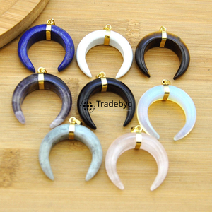 Collar de cuerno Tradebyd, joyería natural hecha a mano, perfecta para bodas bohemias y estilo cotidiano - Product Image 2