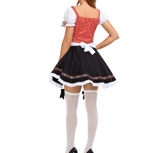 Haute Qualité Trachten Dirndl Deux Pièces Dirndl Robe Oktoberfest Costume Allemand Bavarois Bière Fille Dirndl Oktoberfest Robe - Product Image 2