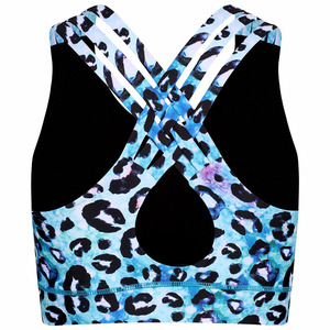 Sujetador Deportivo Personalizado para Mujer, Venta al por Mayor, Impresión por Sublimación, Absorbente de Sudor, Elástico, de Alto Impacto, Ropa Deportiva - Product Image 4