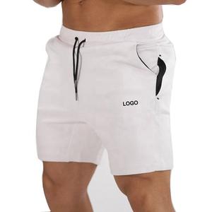 Pantalones cortos deportivos holgados de algodón 100% a la moda de verano para hombre, transpirables, de cintura media, con cordón de punto para culturismo, ropa informal - Product Image 1