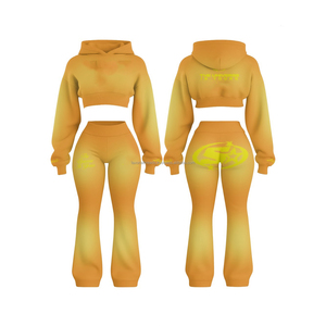 Conjunto Deportivo de Yoga de Tres Piezas con Logotipo Personalizado, Transpirable, de Cintura Alta, para Entrenamiento Físico, 2 Piezas, Ropa de Gimnasio, Ropa de Yoga para Mujer - Product Image 1