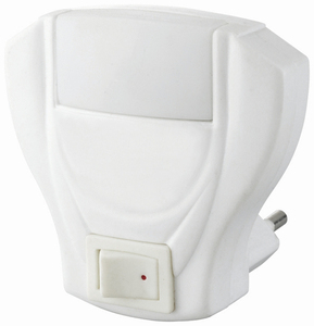 Luce Notturna LED ad Angolo Retto con Interruttore 1W 230V (GSC 1301230) (Confezione Blister) - Product Image 1