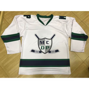 Maillot de hockey sur glace avec broderie personnalisée en gros Maillot de hockey 100% polyester fabriqué au Pakistan - Product Image 6