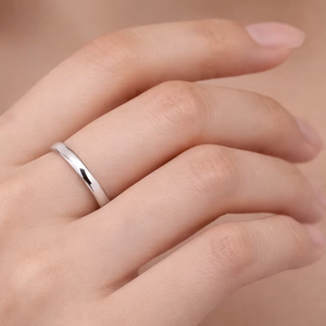 925 Sterling Silver Plain Band <b>Ring</b> Minimal Classic Design Solid Silver <b>Ring</b> for <b>Men</b> Women Daily Wear Jewelry - Product Image 1