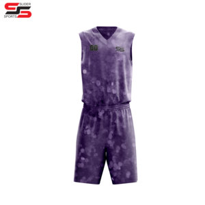 2025 dernières conceptions unisexe uniforme de basket-ball de fabricant et fournisseur de premier rang du Pakistan 100% polyester tissu - Product Image 5