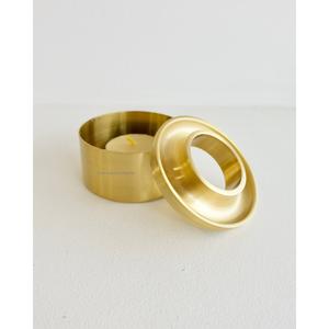 Brûleur à mazout rond en laiton doré fait à la main Aroma Lumière Brûleur à mazout essentiel Utilisation pour le spa à domicile Brûleur à mazout d'aromathérapie - Product Image 6