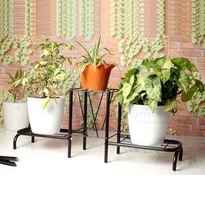 Jardinière en métal galvanisé parfaite pour l'arrangement floral de jardin intérieur extérieur et le style rustique de décoration de la maison - Product Image 4