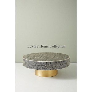 โต๊ะข้างโลหะพร้อมกระจกสีเงินขัดเงาทำจากสแตนเลสให้เป็นของขวัญเฟอร์นิเจอร์บาร์สำหรับร้านกาแฟและร้านอาหาร - Product Image 2