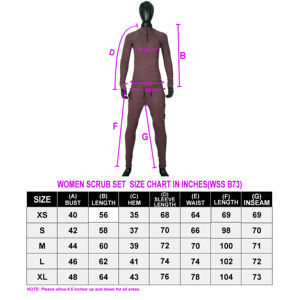 Uniformes Médicos Unisex Blaze Fight Wear de Tela Twill, Conjuntos de Uniformes para Enfermeras, Mangas Cortas, Cuello Alto, Colores Personalizados, Extra Cómodos - Product Image 6