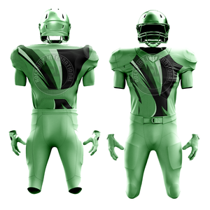 ชุดยูนิฟอร์มอเมริกันฟุตบอลพรีเมียมสำหรับผู้ชาย เสื้อและกางเกง ชุดกีฬาระบายอากาศได้ดี เหมาะสำหรับการฝึกซ้อม การแข่งขัน และการเล่นจริง - Product Image 3