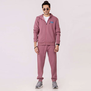 Chándal de 100% algodón con logotipo personalizado para hombre, forro polar transpirable de alta calidad hecho en Pakistán, cómodo para deportes de invierno - Product Image 2