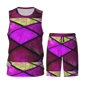 Conjuntos de uniformes de baloncesto para hombres Nuevo diseño Impreso Poliéster BSCI Hecho Ropa deportiva Tallas grandes Opción Transpirable para equipos deportivos - Product Image 1
