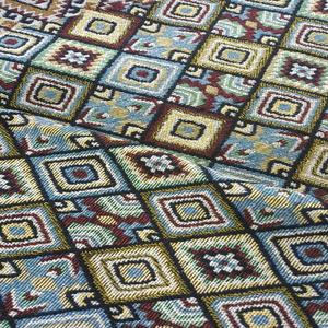 Sac d'école multicolore à motif jacquard épais et respirant pour enfants Tissu poly coton teint en fil Technique Warp - Product Image 3