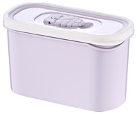 Conteneur de stockage alimentaire multifonctionnel en plastique PP hermétique de 1 L, compatible micro-ondes, avec couvercle motif raisin, pour l'organisation de la cuisine et du réfrigérateur