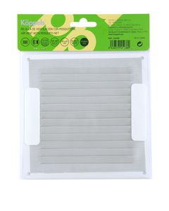 Griglia di ventilazione bianca con zanzariera 15x15 cm (Koppels J1010B) - Product Image 2