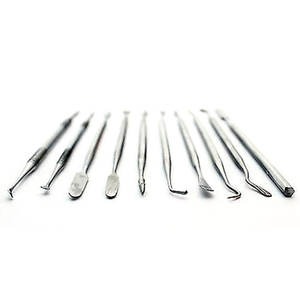 Kit de Herramientas Manuales de Acero Inoxidable para Tallar Cera Dental con Instrumentos Quirúrgicos, Equipo de Laboratorio Dental Reutilizable - Product Image 2