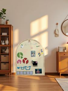 <span class=keywords><strong>Tableau</strong></span> magnétique créatif en bois pour enfants, <span class=keywords><strong>à</strong></span> <span class=keywords><strong>accrocher</strong></span> <span class=keywords><strong>au</strong></span> <span class=keywords><strong>mur</strong></span>, jouet éducatif d'apprentissage précoce, Montessori - Product Image 3