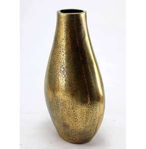 Jarrón Moderno de Metal Martillado con Silueta Curva para Decoración de Interiores de Hogar, Hotel, Bodas, Eventos, Mesa, Piezas de Estilo y Arte - Product Image 4