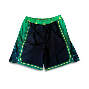 Alta calidad All Over Sublimation Print Poliéster Gimnasio Entrenamiento Hombres 5 pulgadas Entrepierna Baloncesto Malla Pantalones cortos con bolsillo - Product Image 1