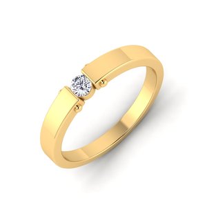 Lo último en oro de 14K y 18K, banda de diamante certificada IGI, anillo de bodas de compromiso, diseño de ajuste de tensión, regalo para tu esposa - Product Image 3