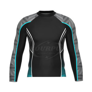 Camiseta Deportiva Transpirable de Manga Larga con Cuello Redondo para Hombre, en Talla Adulto, Más Vendida - Product Image 1