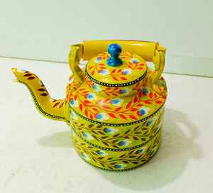 New Folk Hand Painted Tea <b>Kettle</b> for Serving the Tea New Look Metal Tea Pot in Wholesale Price New Design <b>Kettle</b> in New Style - Product Image 2