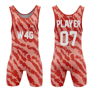 Singlet de lutte pour hommes de haute qualité, respirant, extensible à l'avant, taille plus 6XL, motif imprimé par transfert thermique avec logo personnalisé - Product Image 6