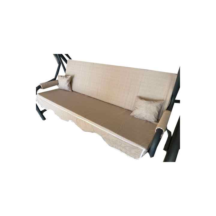 3 Person Swing Cushion Without Sponge Cover Cream Garden Cushion