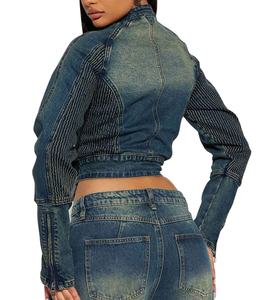 Las costuras duraderas y los botones metálicos de primera calidad garantizan que obtenga la mejor relación calidad-precio y la mayor duración para estas blusas vaqueras para mujer. - Product Image 4