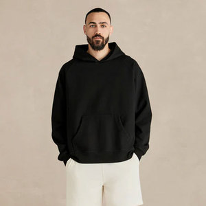 Logo personnalisé nouveau 100% coton lourd 380G hommes et femmes sweats à capuche Streetwear sweats à capuche femmes - Product Image 5