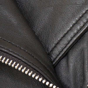 แจ็คเก็ตหนังสำหรับผู้หญิง แจ็คเก็ตหนังคอปกพับได้บุหนังสำหรับฤดูหนาวแบบอุ่นๆ แจ็คเก็ตหนังสำหรับกิจกรรมกลางแจ้งแบบเย็บติดกัน - Product Image 5