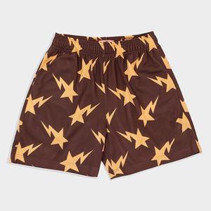 กางเกงขาสั้นโพลีเอสเตอร์สองชั้นพิมพ์ลายดิจิทัลพิมพ์ซับลิเมชันสีทึบสไตล์ลำลองกำหนด100% เอง - Product Image 4